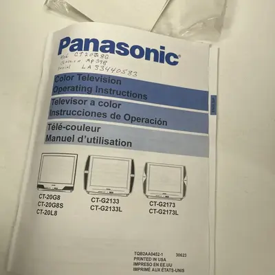Panasonic Ct-20g6e Image