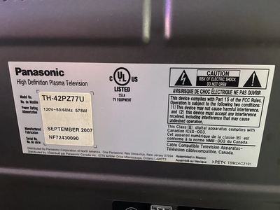 Panasonic Tx-55hx700b Image