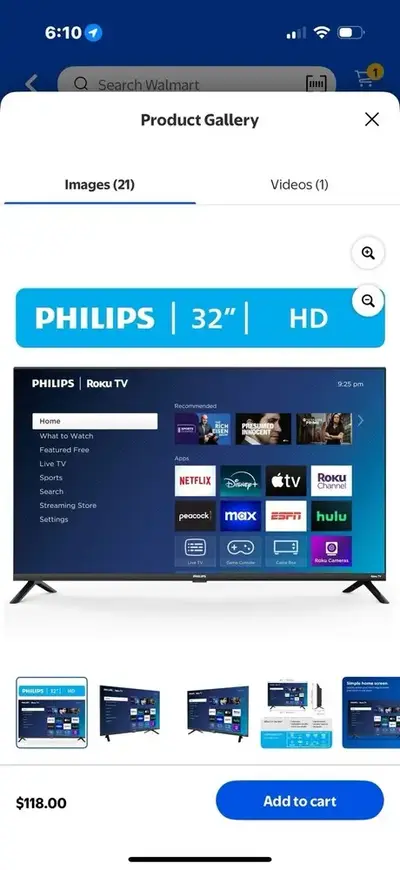 Philips 32pfl6452/f7 Image