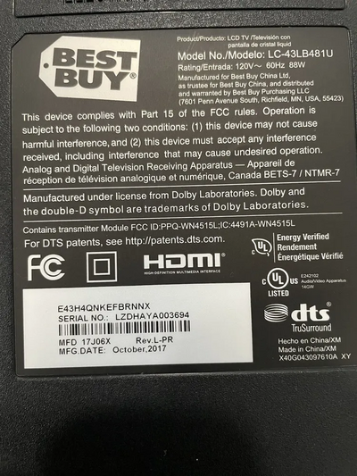 Philips 43pul7652/f7 Image
