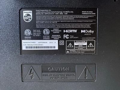 Philips 40PFL6533/F7 Image