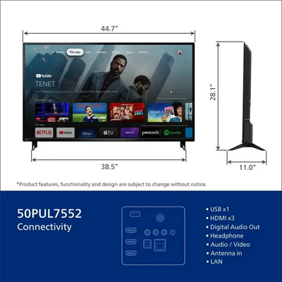 Philips 50PFL5604/F7 Image