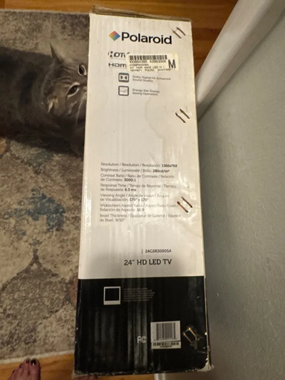 Polaroid Sealed nmib  24" hd led tv 24gsr3000sa Image