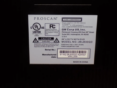 PROSCAN 26lb30qd Image