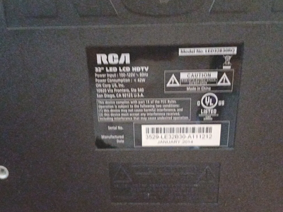 RCA Led32b30rq Image