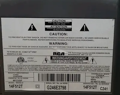 RCA Truflat Image