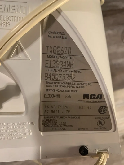 RCA ColorTrak E13334WH Image
