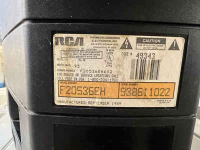 RCA F20536EH Image