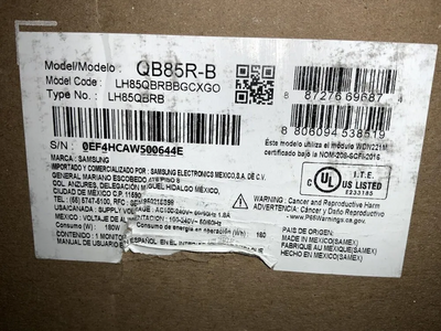 Samsung Qb85r-b Image