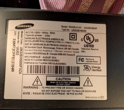 Samsung UN32EH5000 Image