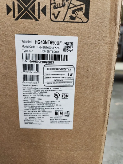 Samsung HG43NT690UF Image