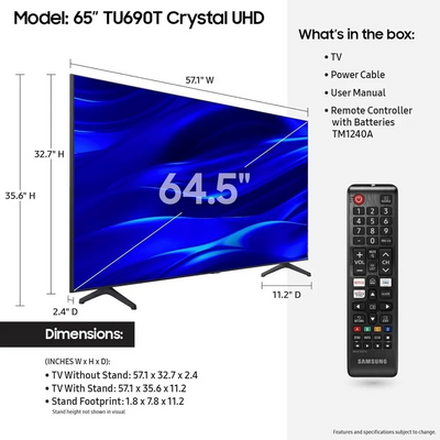 Samsung UN65TU690TF Image
