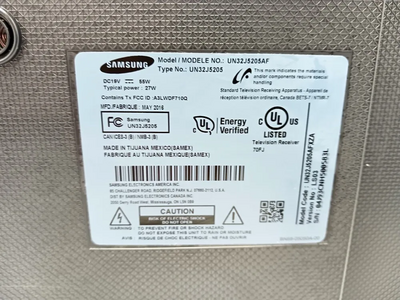 Samsung Un32j5205af Image