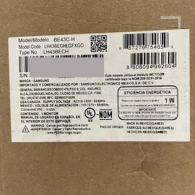 Samsung Be43c-h Image