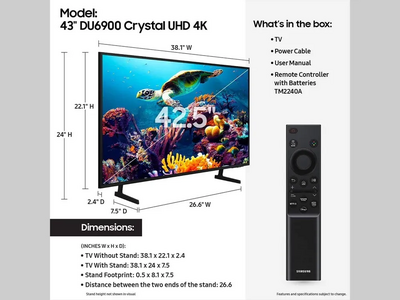 Samsung UN43DU6900FXZA Image