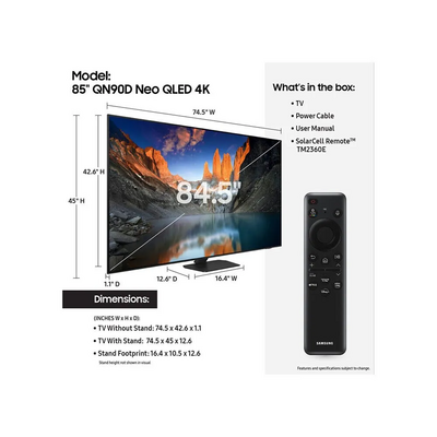 Samsung QN85QN90DAFXZA Image