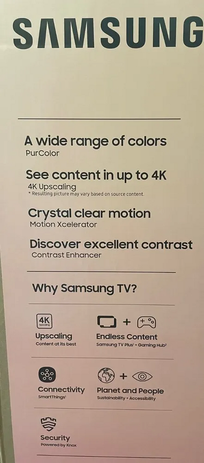 Samsung Du8000 Image