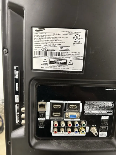 Samsung Ln40c630k1f Image