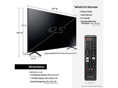 Samsung UN43TU690TFXZA Image