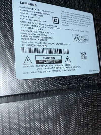 Samsung UN65NU6950FXZA Image