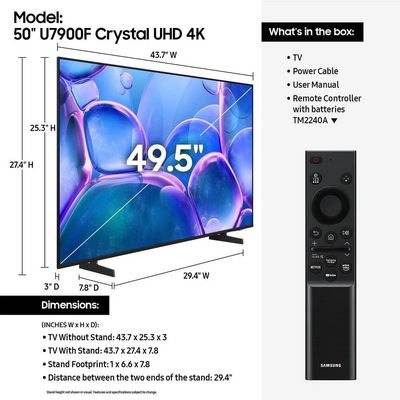 Samsung UN50U7900FFXZA Image