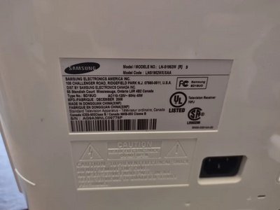 Samsung LN-S1952W Image