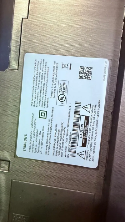 Samsung UN65DU6900FXZA Image