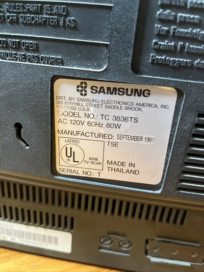 Samsung TC3835TB Image
