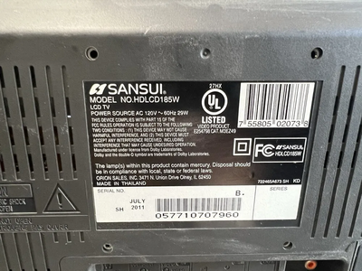 Sansui Sansal HDLCD185W Image
