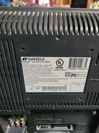 Sansui HDLCD1912F Image