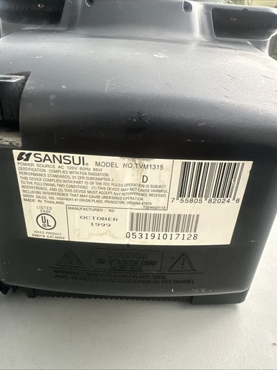 Sansui Tvm1315 Image