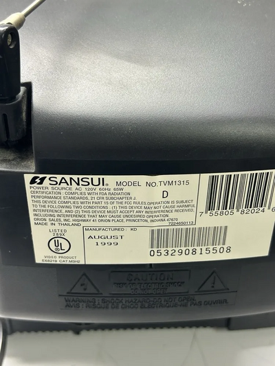 Sansui Tvm1315 Image