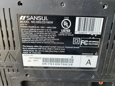 Sansui HDLCD185W Image