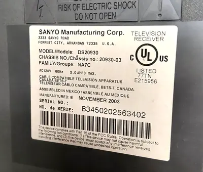 SANYO Ds20930 Image