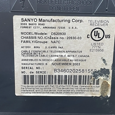 SANYO DS20930 Image