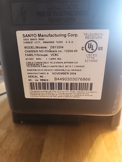 SANYO DS13204 Image