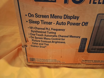 Sears Series LXI 13" Color TV Image
