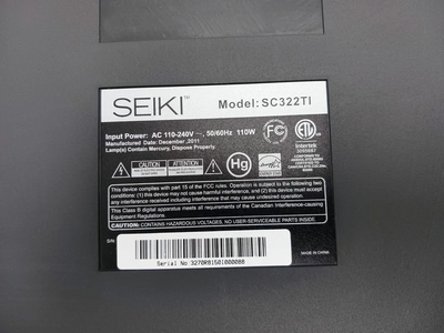 Seiki Sc322ti Image