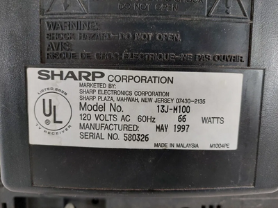 Sharp 13j-m100 Image