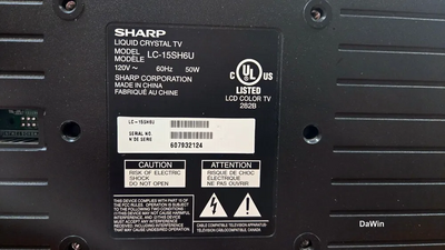 Sharp LC-15SH6U Image