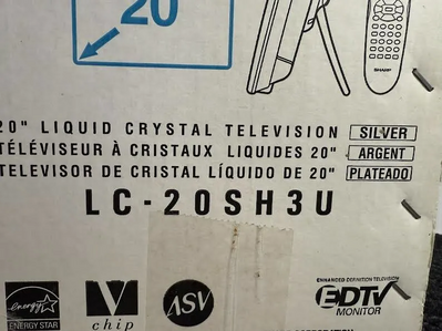 Sharp Lc-20sh3u 20 Image