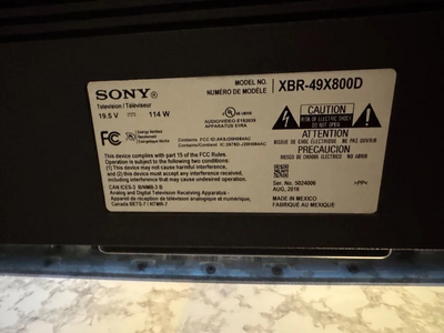 Sony XBR-49X900E Image