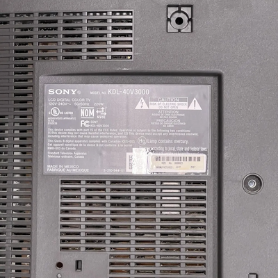 Sony KDL-40V3000 Image