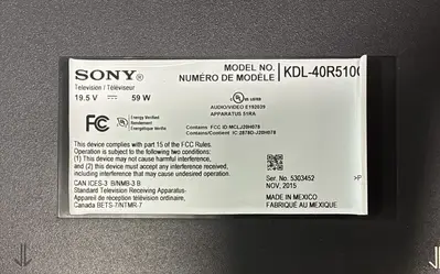 Sony KDL-40R510C Image