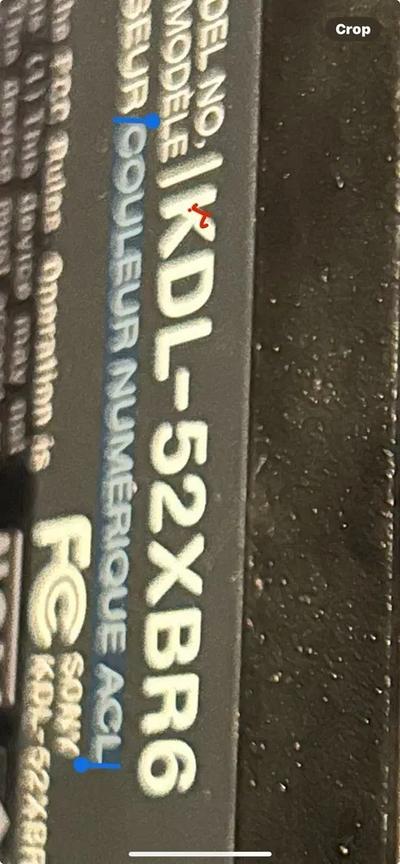 Sony KDL-52XBR9 Image