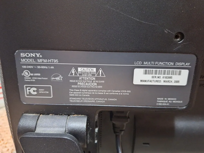 Sony MFM-HT205 Image
