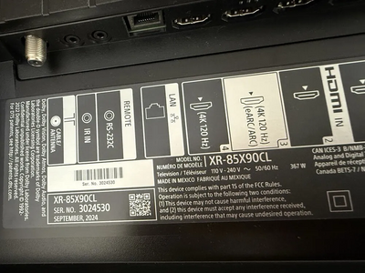 Sony Xr-85x90cl Image