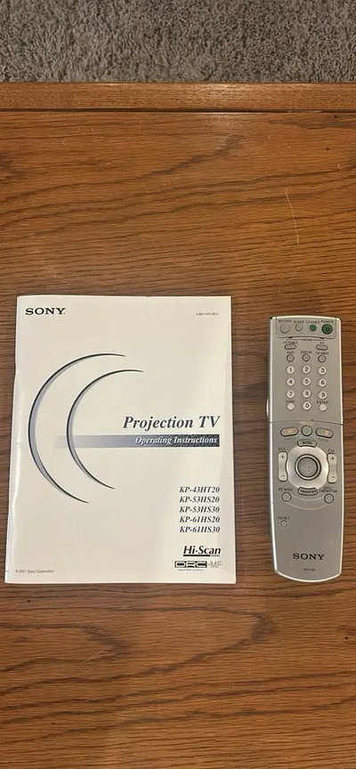 Sony KP-53HS30 Image
