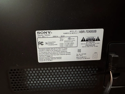 Sony XBR-70X850B Image