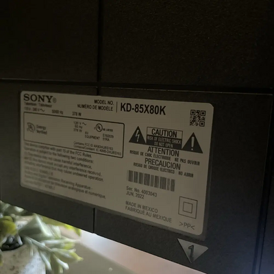 Sony Kd-85x80k Image